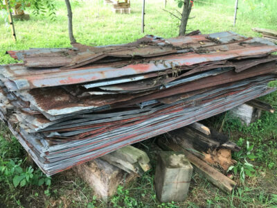 Barn roofing tin