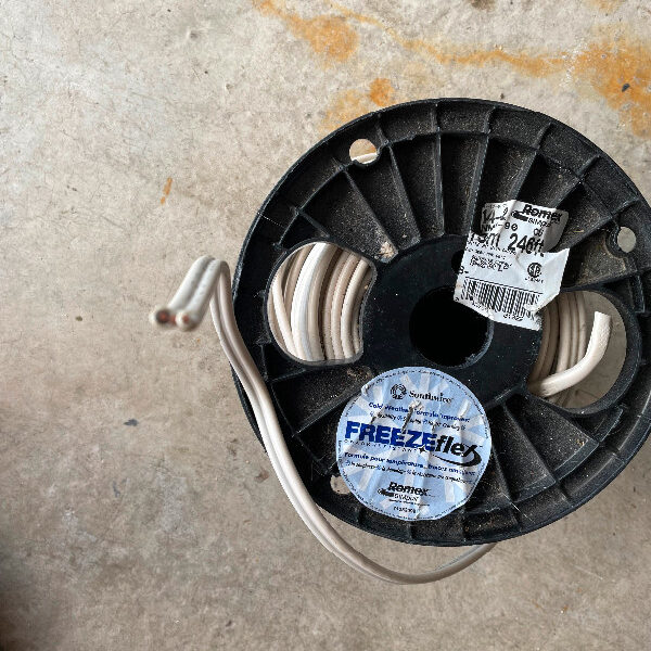 Electral Wire . Almost 246 feet southwire. Freeze flex. Romex $