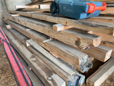 Spruce Rough Cut Beam Lumber