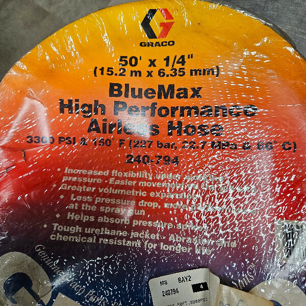 50 foot Bluemax 1/4 hose for Airless Spryer