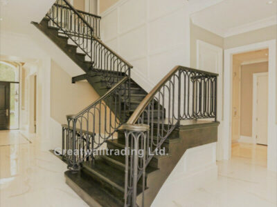 Aluminum, Stainless steel, Iron & Glass Railing