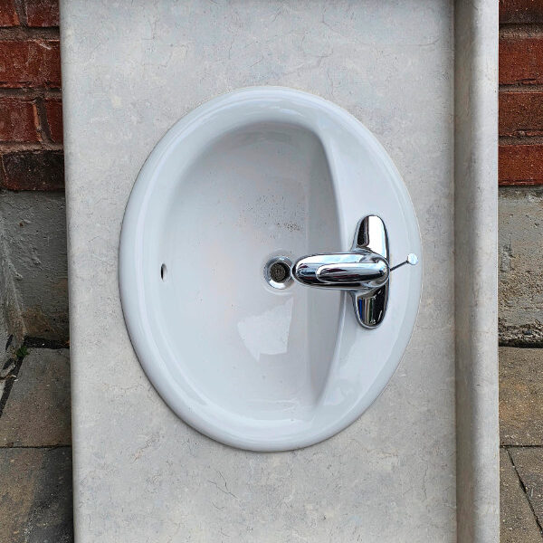 Sink and cabinet