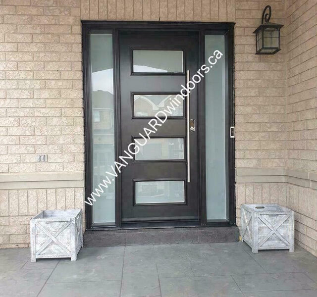 Modern exterior doors. Custom and Exclusive Styles. Steel/Fiberglass/Stainless steel Bars. Manufacture Direct.