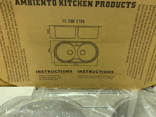 Two Bowl Kitchen Sink | Stainless Steel - SS Sink ET06 Ambiento