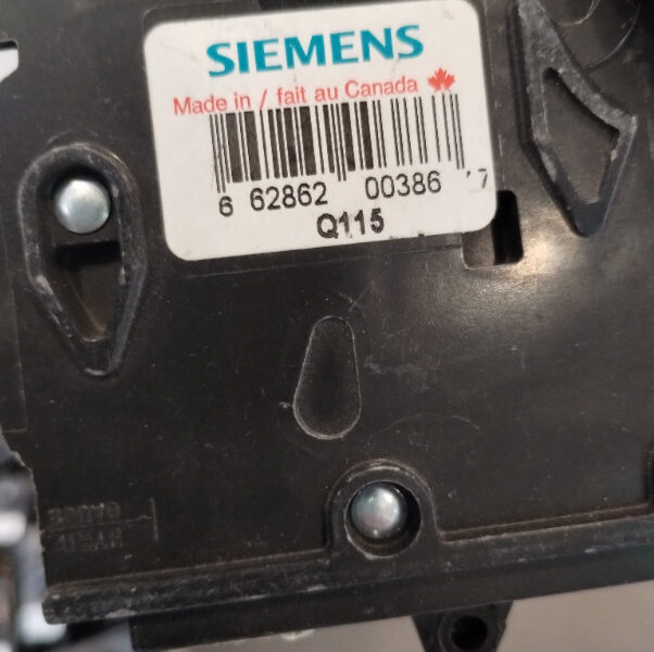 Box of Siemens 15A Breakers