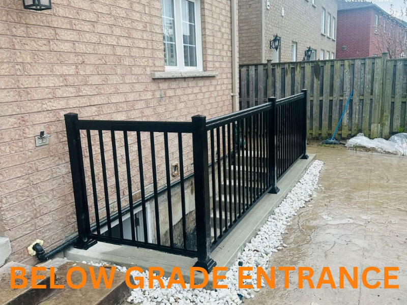 SIDE ENTRANCE DOOR-BELOW GRADE-CONCRETE-CUTTING 416.651.2992