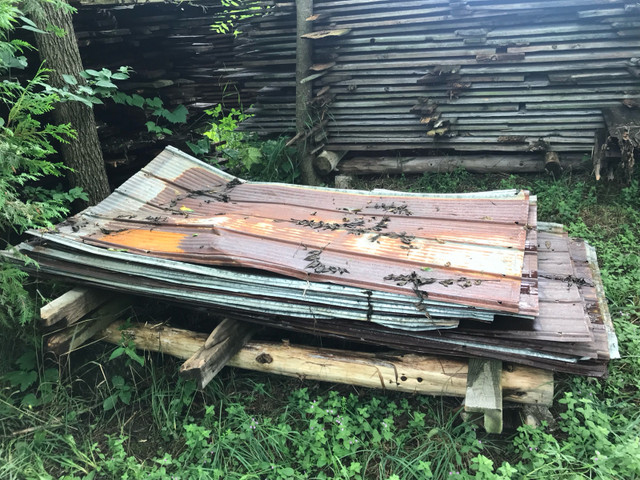 Barn roofing tin