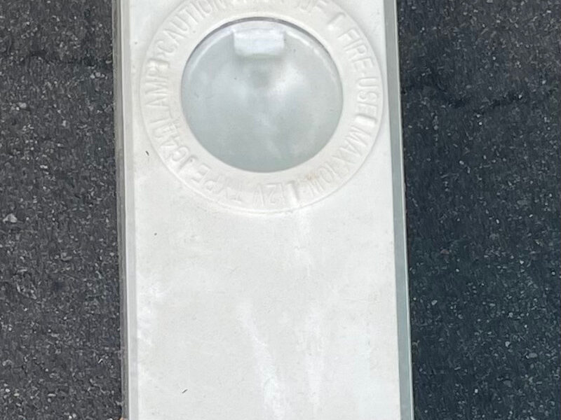 Flush mount light for garage or under counter