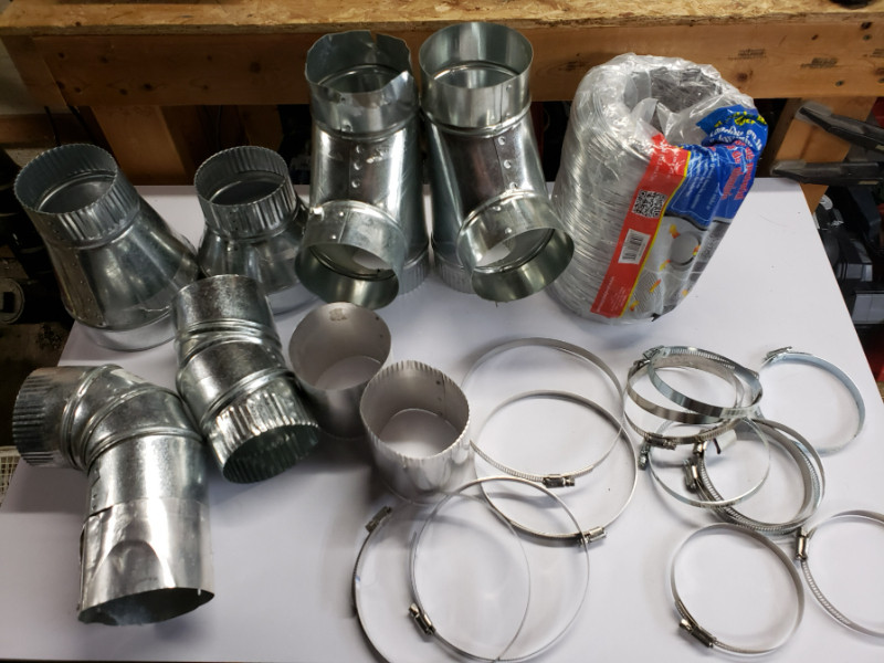 Assorted Clamps and Ducting