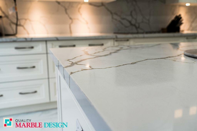 Kitchen countertop with full backsplash to get free sink (647) 448 8536
