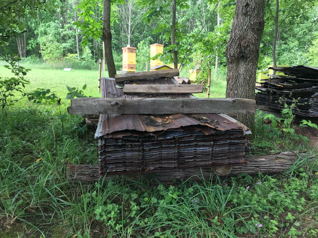 Barn roofing tin