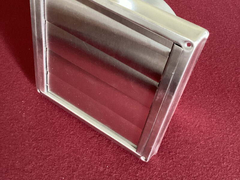 6” stainless steel vent
