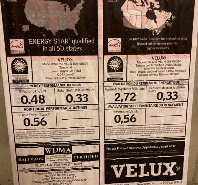 Velux Skylight with Curb Mounting
