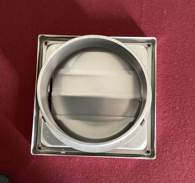 6” stainless steel vent