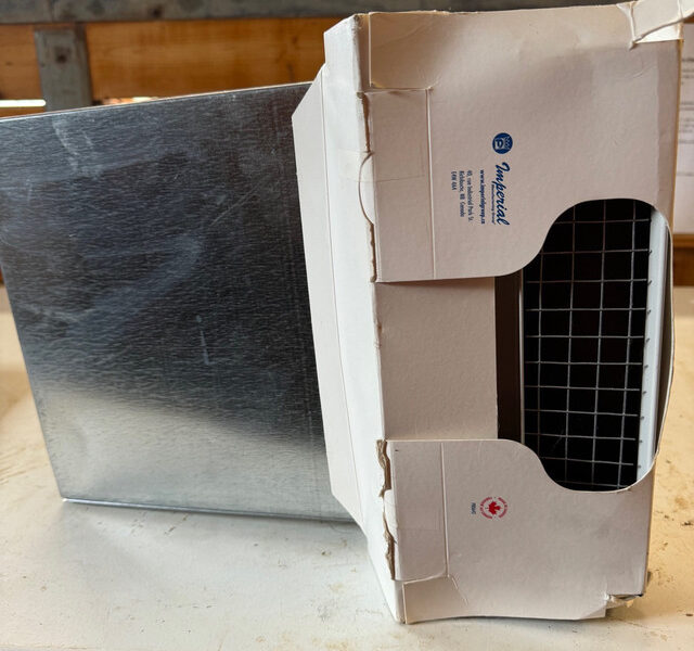 Stove Wall Exhaust Vent
