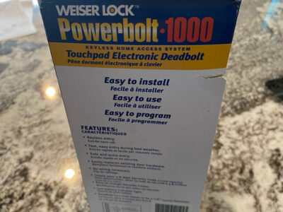 Weiser Keyless Electonic Deadbolt