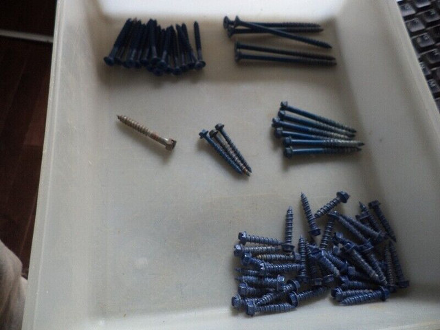 Concrete nails & screws