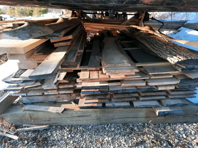 Dimensional ash hardwood lumber available