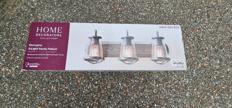 Home Decorators CollectionGeorgina 24 in. 3-Light Vanity Light