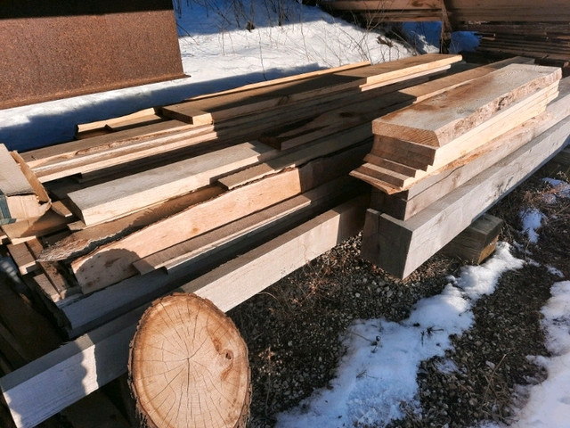 Dimensional ash hardwood lumber available