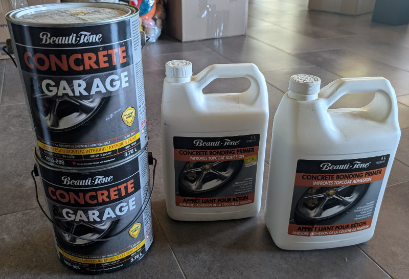 Garage Floor Paint and Primer