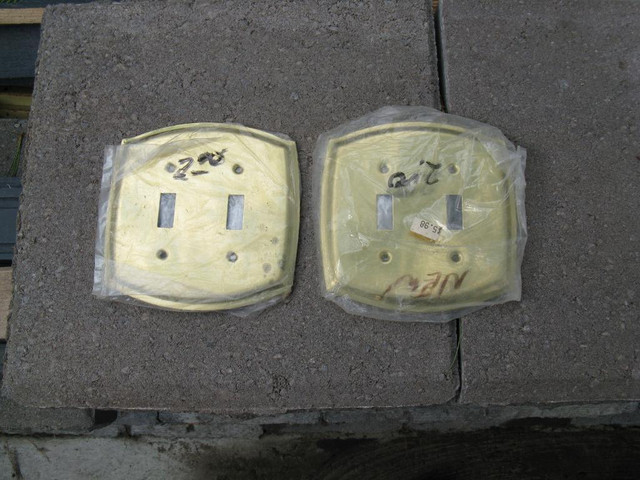 Solid Brass Switch Plates