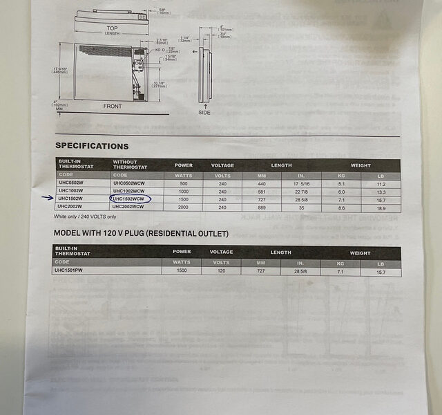 Convection heaters