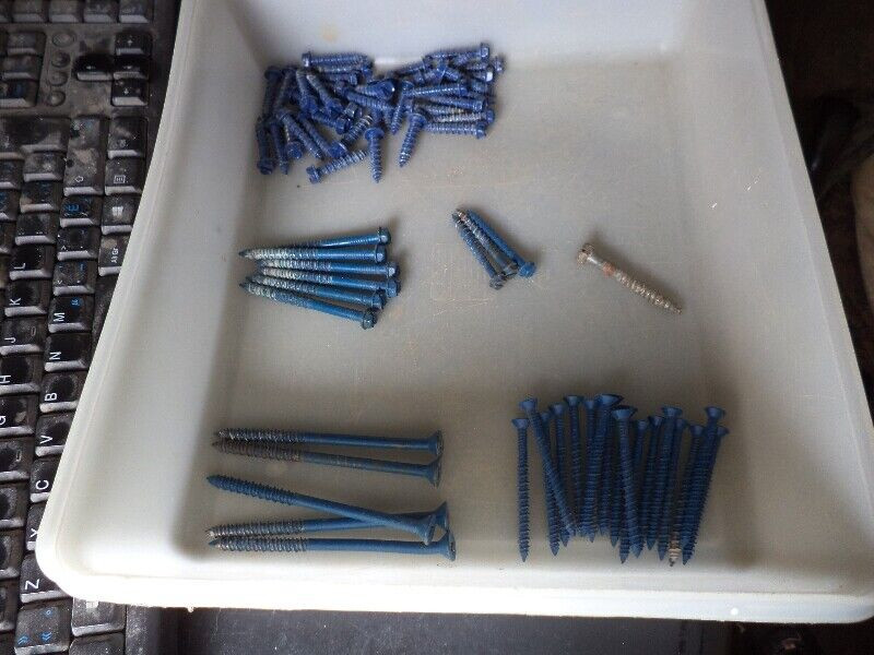 Concrete nails & screws