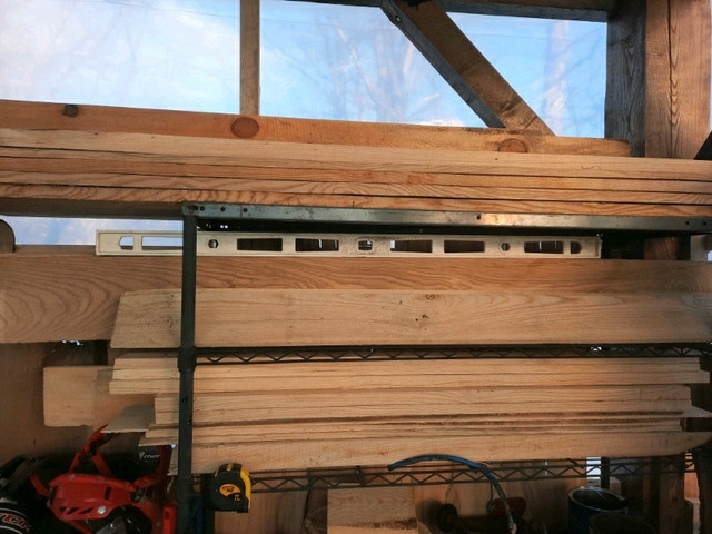 Dimensional ash hardwood lumber available