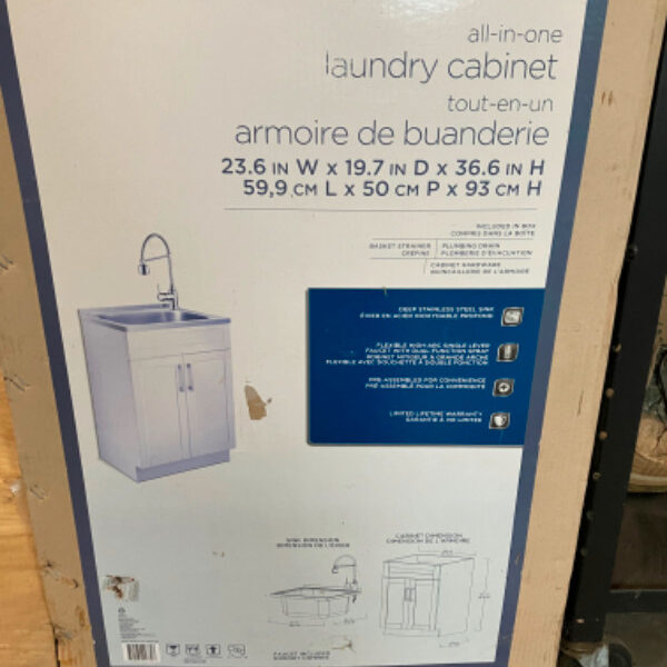 Glacier Bay laundry tub -Reduced