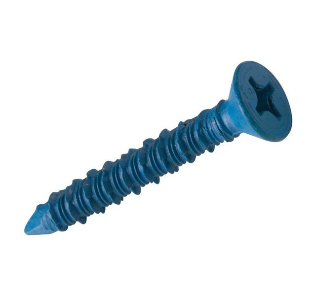 TAPCON 1/4"x1-3/4" Star Concrete Screws W/bit - 25 Pack Only $11